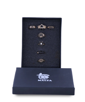 Girl star set Of Enamel Ring